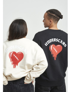 HEART DRIP -  SWEAT CREWNECK