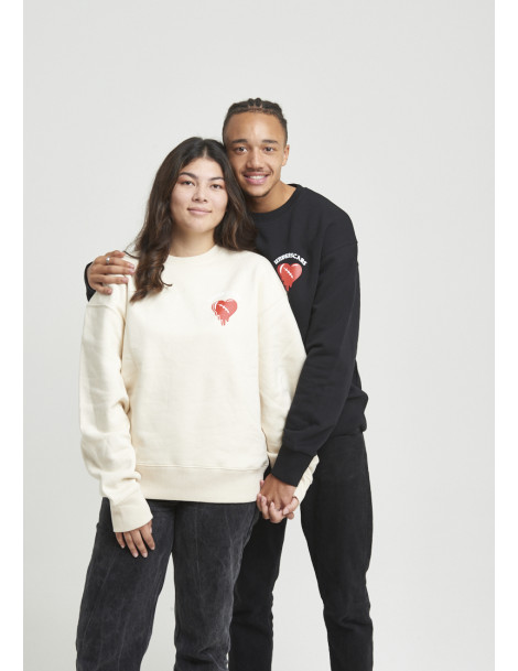 HEART DRIP -  SWEAT CREWNECK