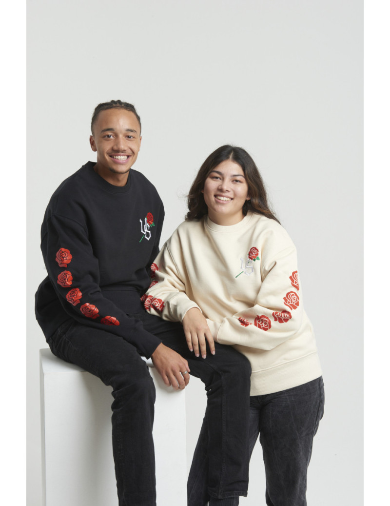 ROSE HOOD -  SWEAT CREWNECK